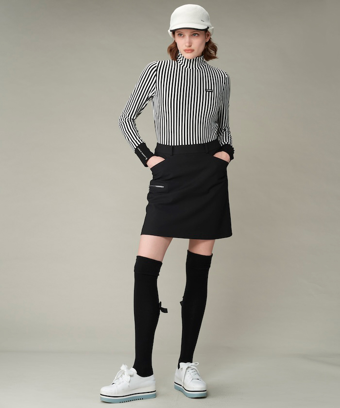 LANVIN SPORT 長め丈裏起毛スカート（総丈45cm） -デサント