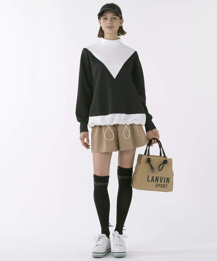 descente セーター　スカートのセットアップ モデルコーディネート -デサントストア-DESCENTE STORE-