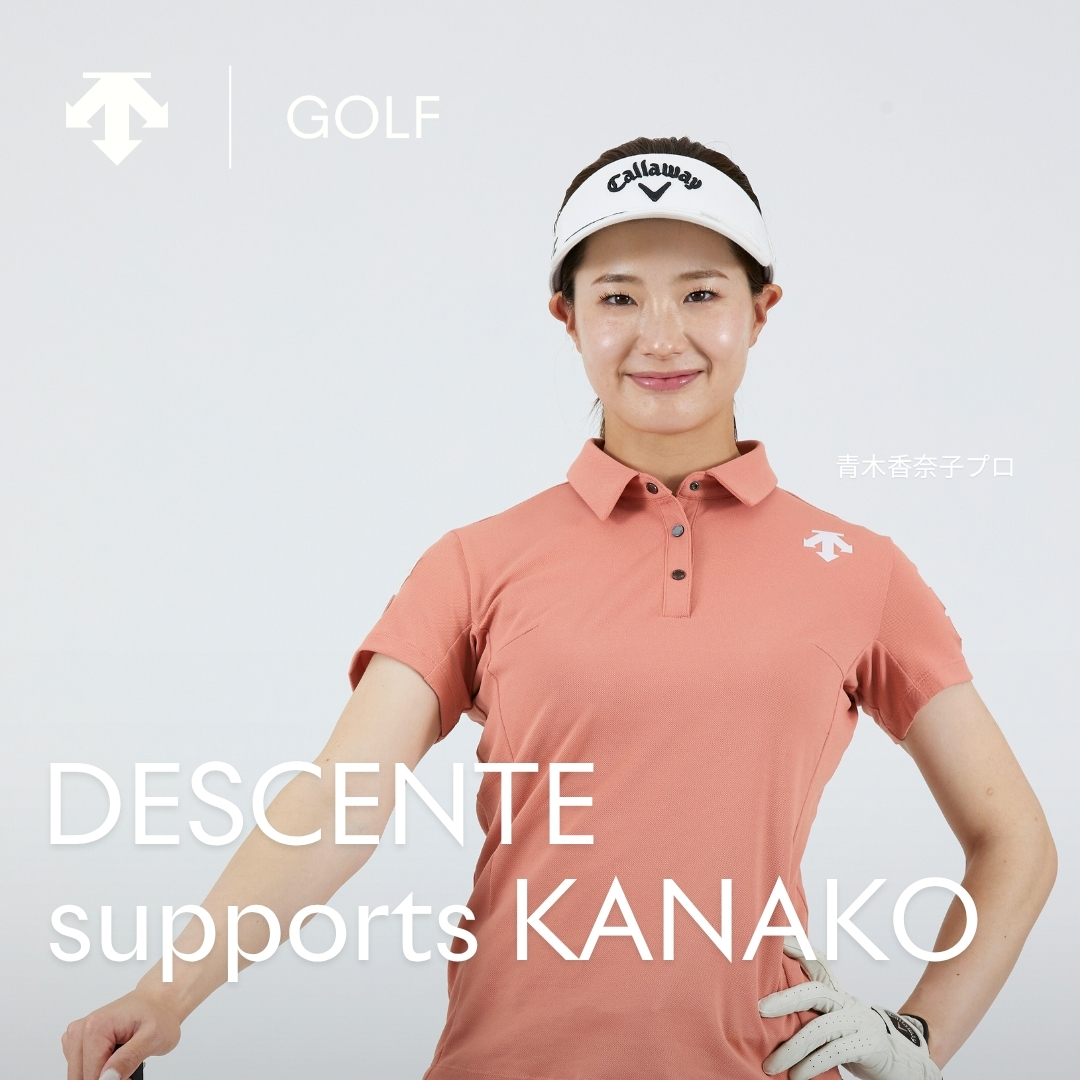デサントゴルフ セットアップ s/s ベージュ ゴルフ