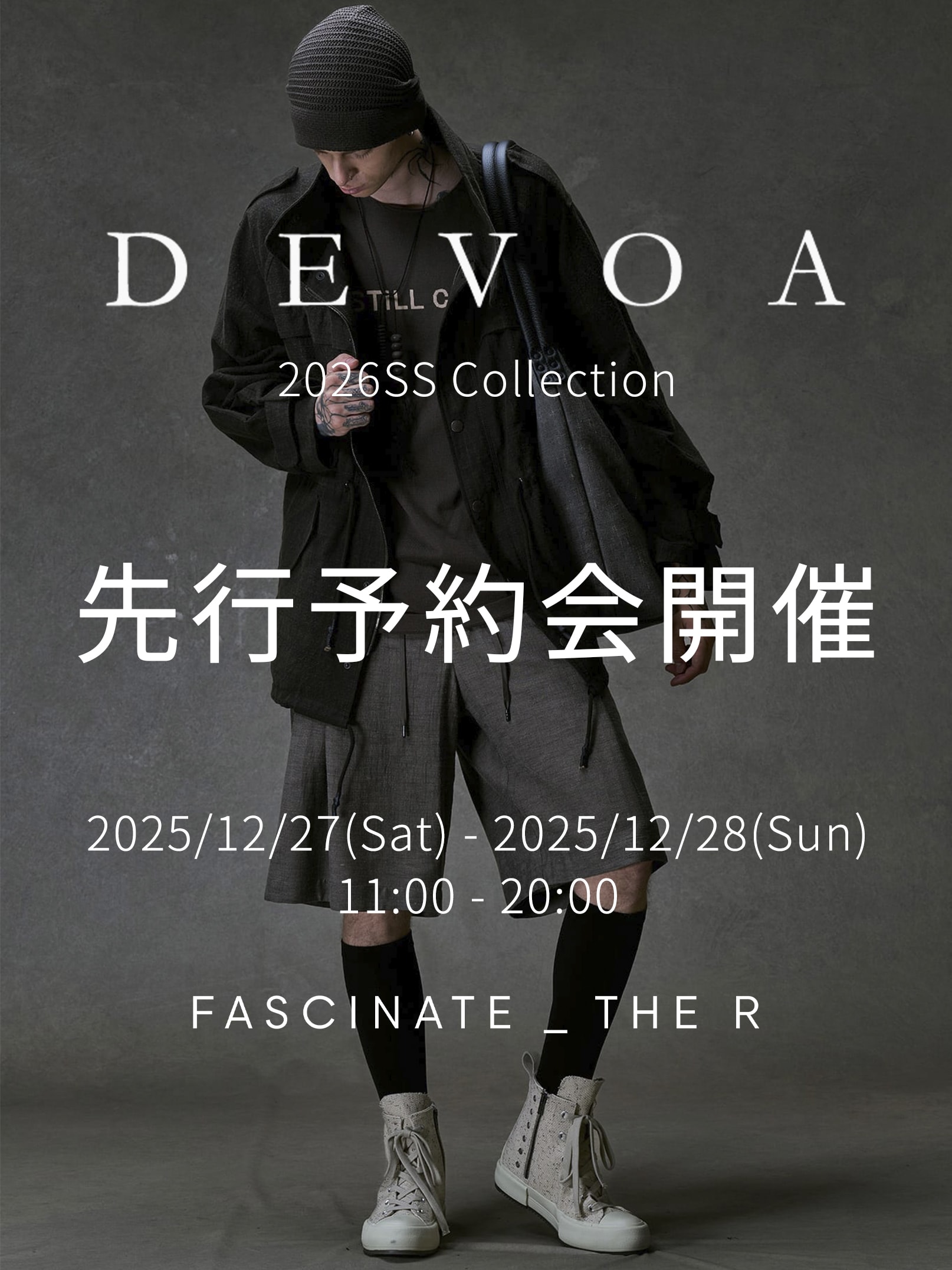 DEVOA デヴォア - メンズ ボディバッグ・サコッシュ -FASCINATE