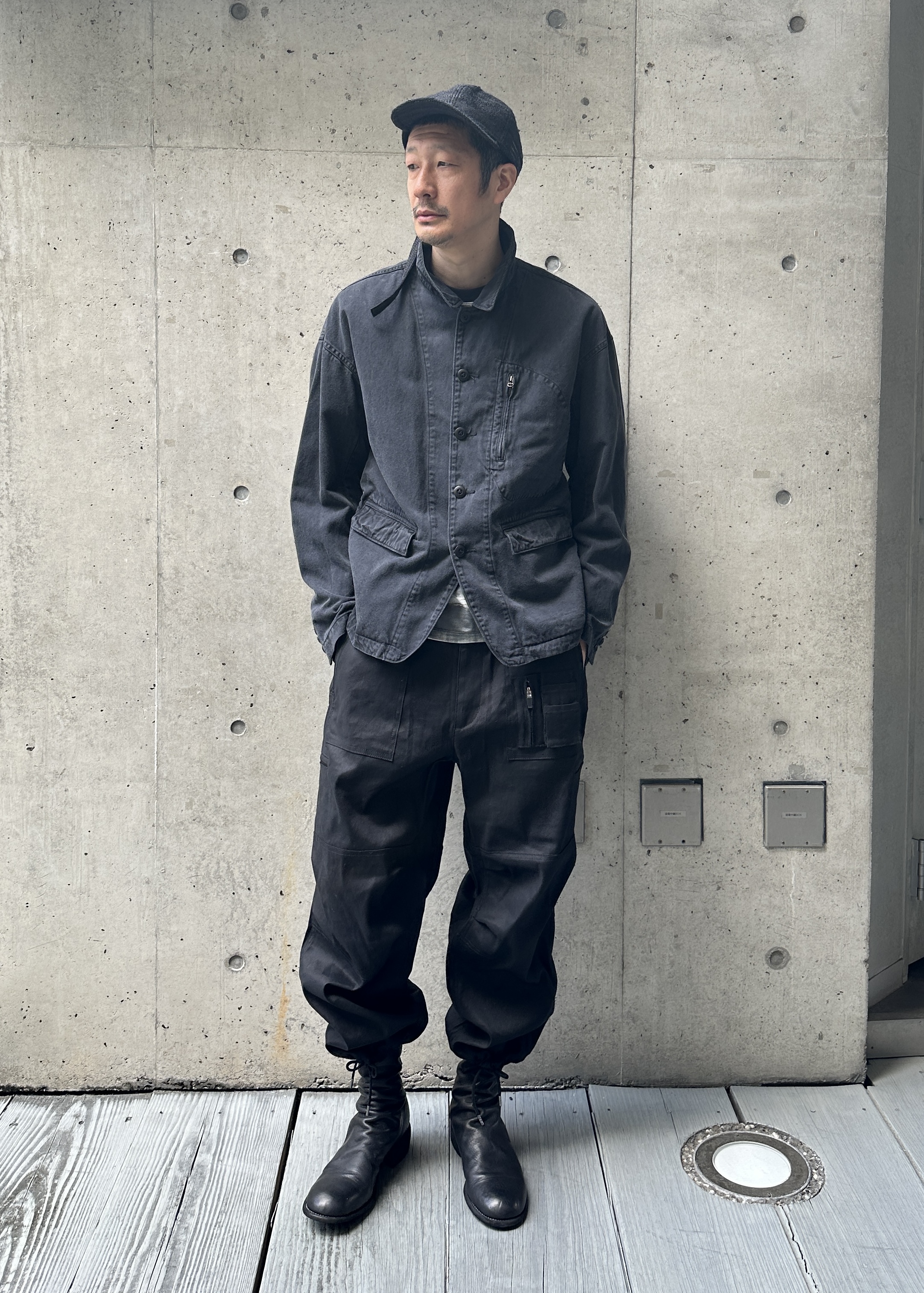 RIPVANWINKLE パンツ devoa a.f artefact wjk リップヴァンウィンクル RIPVANWINKLE Parachute Pants （Black