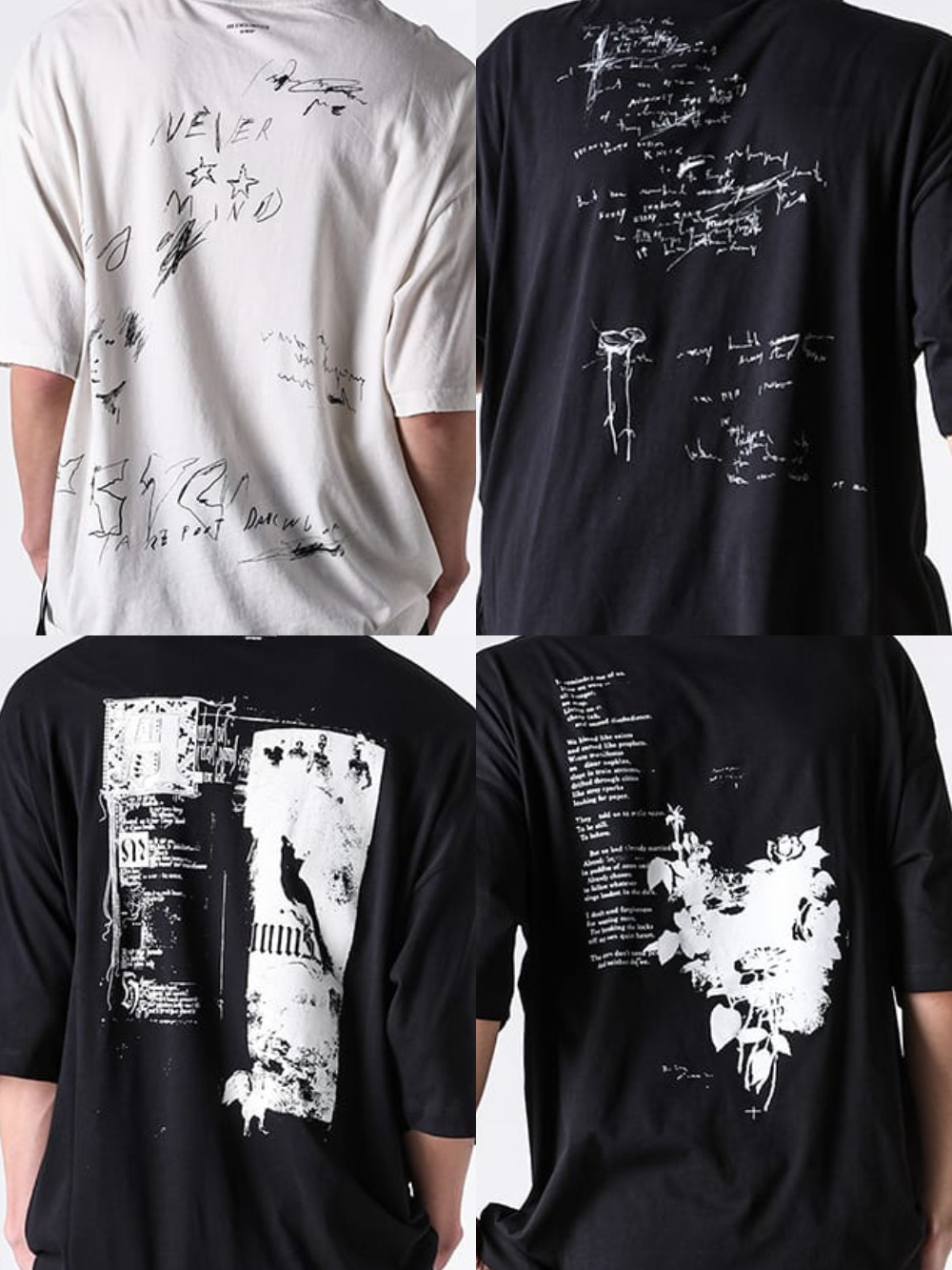 Ann Demeulemeester(アンドゥムルメステール)26SS新作Tシャツ4型を紹介