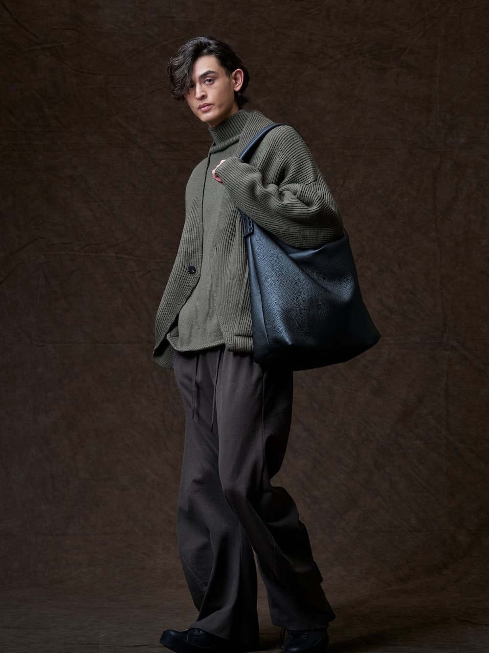 KAMIYA 24-25AW ウエスタンデニムシャツ カジュアルコーディネート