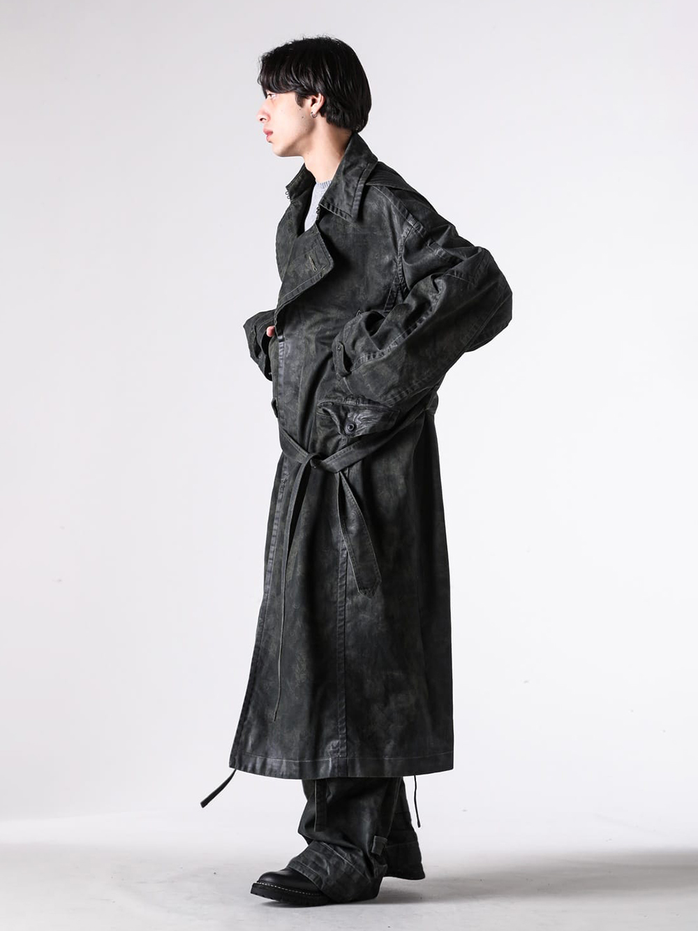 anndemeulemeesterジャケット Ann Demeulemeester 26SS LUCIUSデコンストラクテッドジャケット