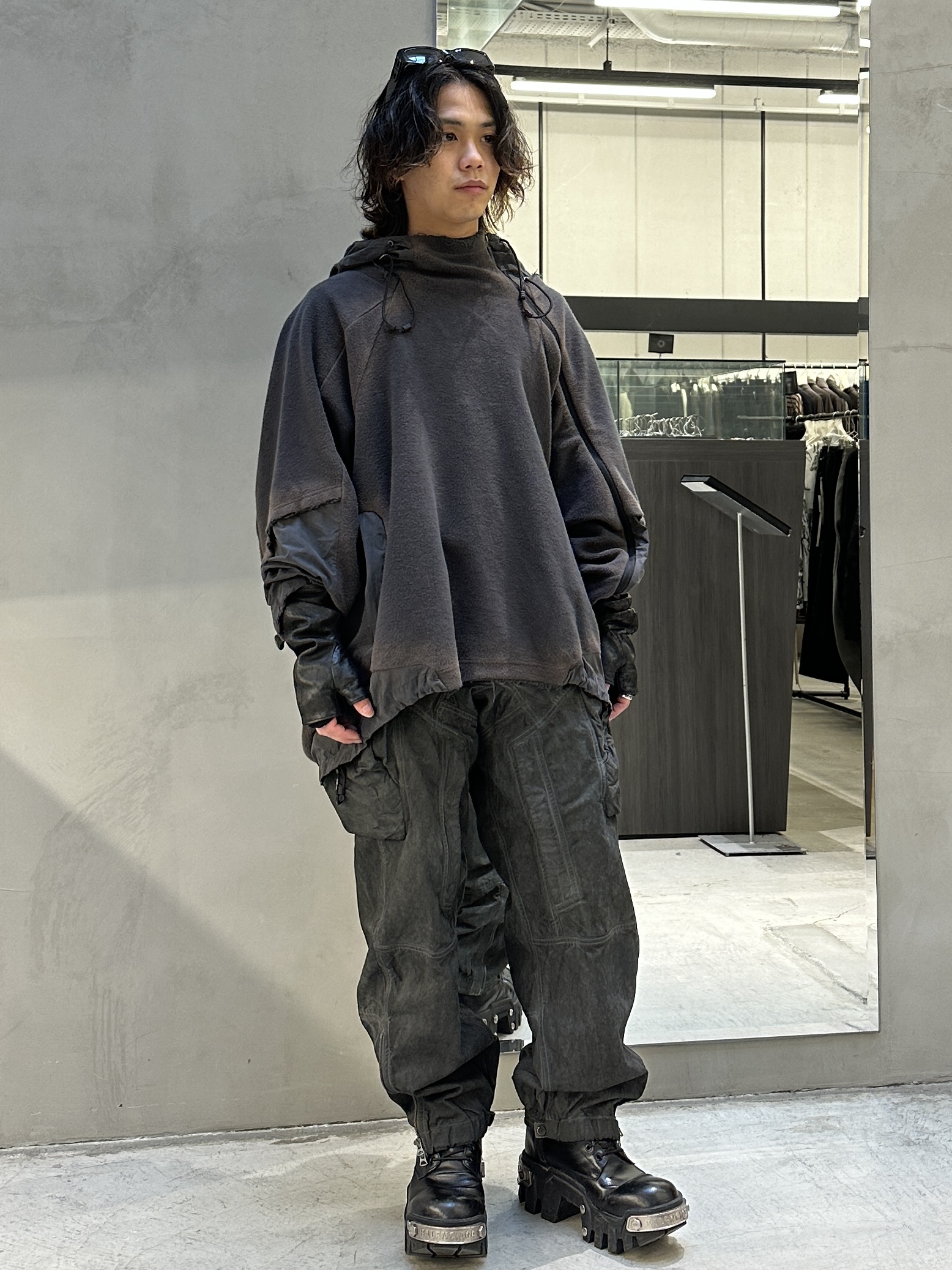 JULIUS LAMB SKIN GLOOVE （BLACK） - Osaka / Kyoto Stores, Ship