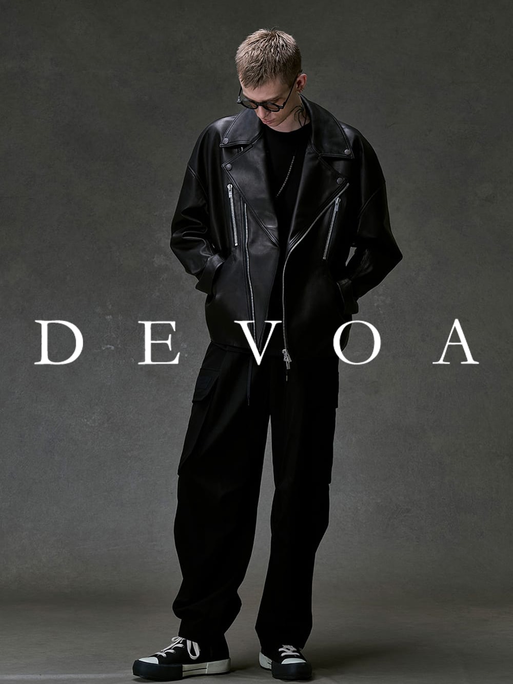 Devoa バックパック デヴォア DEVOA Back pack Hybrid nylon （BLACK） -FASCINATE