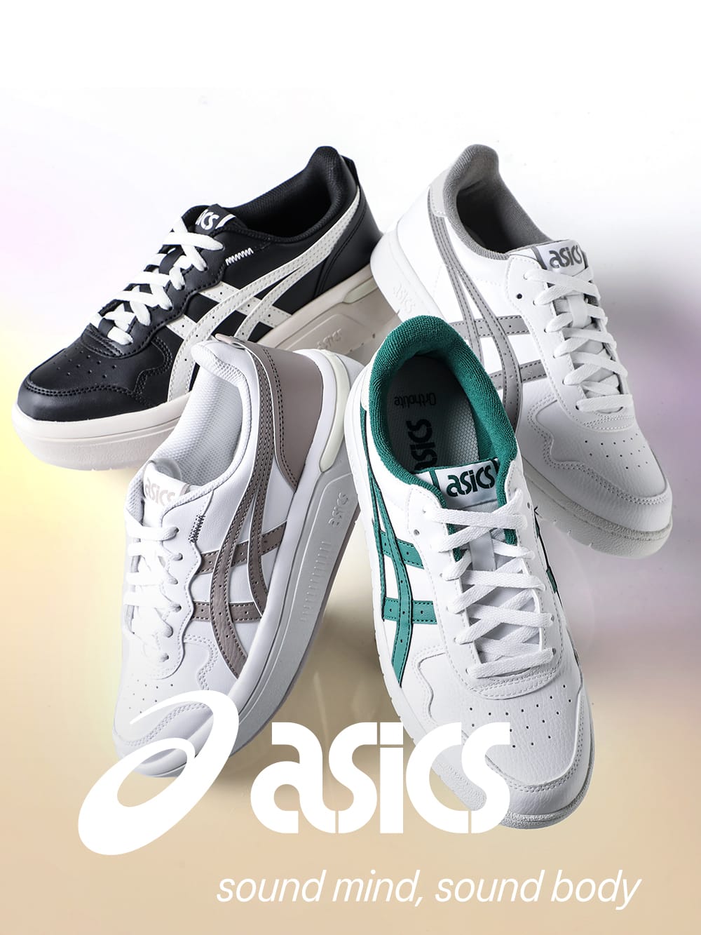 アシックス ASICS JAPAN S （WHITE/STEEPLE GREY） -FASCINATE