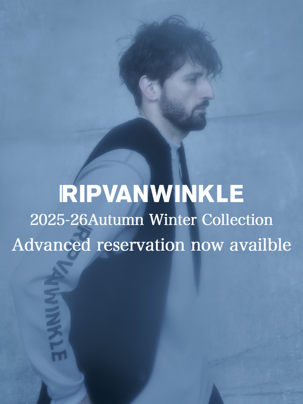 [Reservation Information] Online reservations for the RIPVANWINKLE 25-26AW collection are now open!