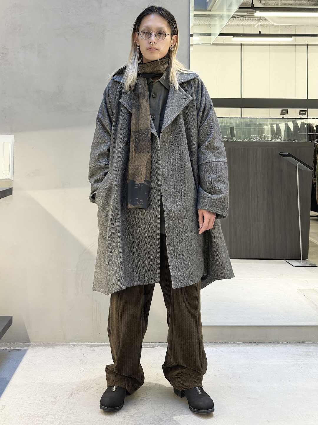 Z. CHEN Digital Print Scarf （Multi） 0M2535020 - Osaka / Kyoto
