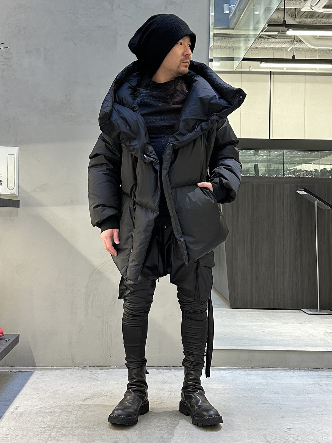 キリュウキリュウ kiryuyrik Border Cap （Black-Black） -FASCINATE