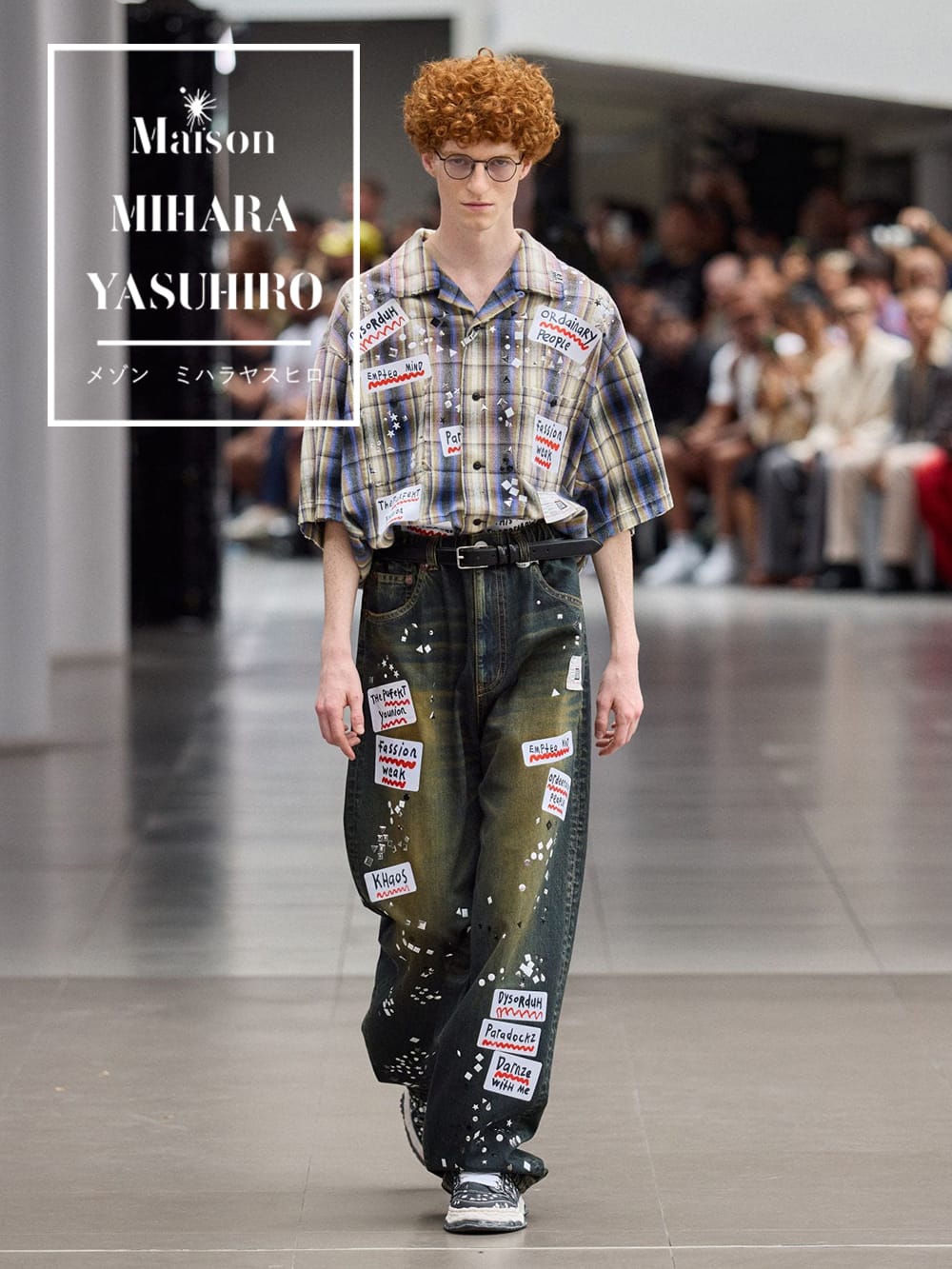 RIPVANWINKLE 2024-25AW 別注ライダースシャツ ボンバーヒート