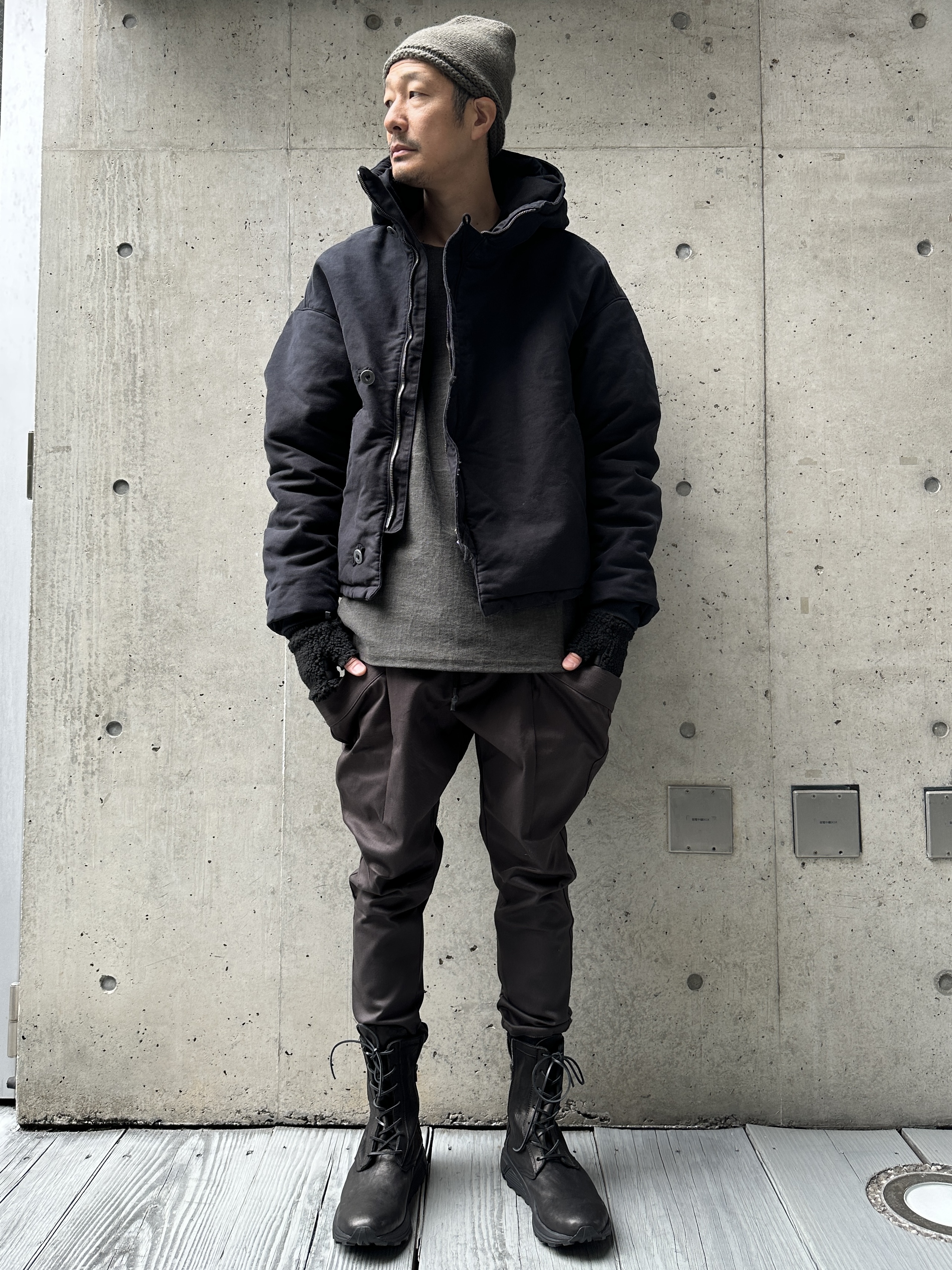 リップヴァンウィンクル RIPVANWINKLE Boa Glove （Black） -FASCINATE