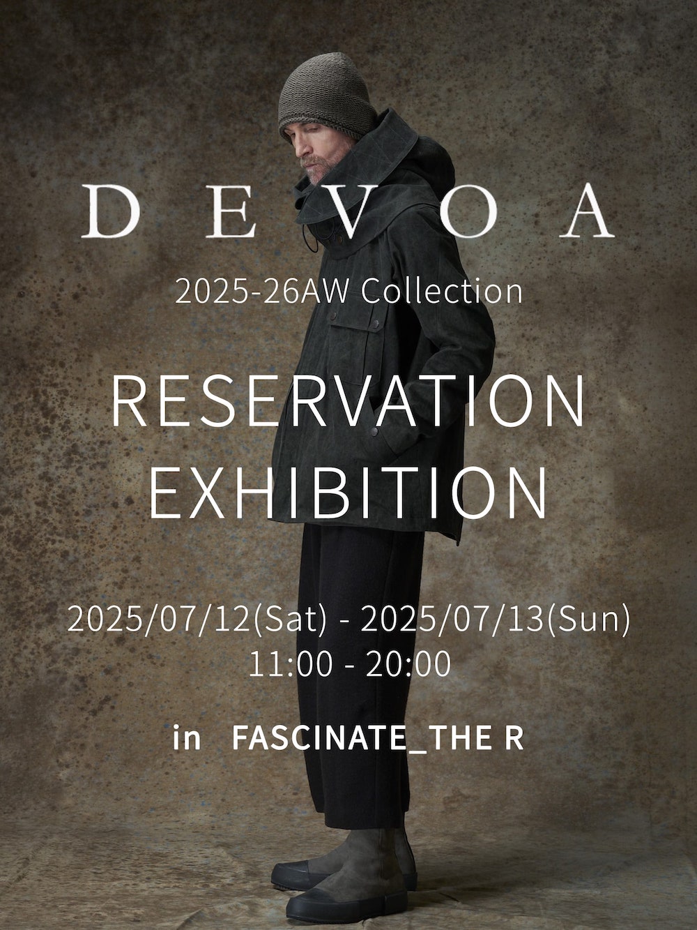 [Event Information] DEVOA 25-26AW In-Store Pre-Order Event at FASCINATE_THE R