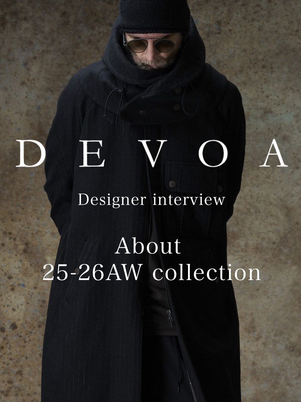 ジャケット・アウター DEVOA Jacket Wool / Cotton Raschel Knit DEVOA Jacket Wool / Cotton Raschel Knit