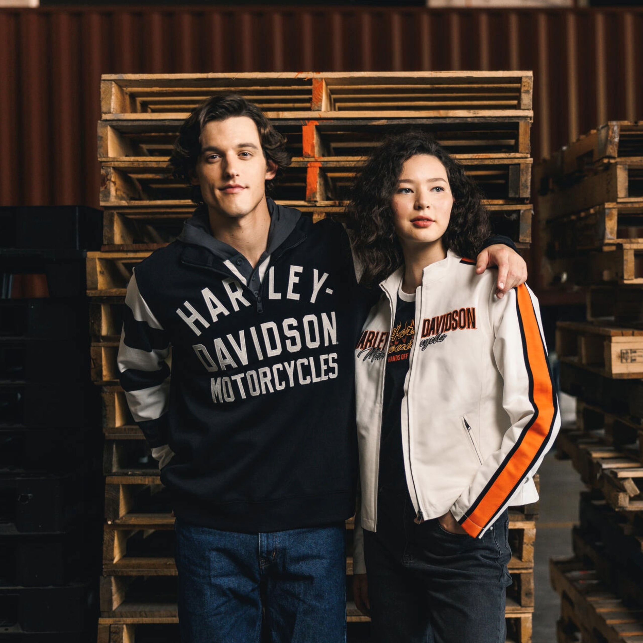 ハーレーダビッドソン　レディース　ジャケット2way Harley-Davidson® Women's Roadway II Waterproof Fleece Jacket