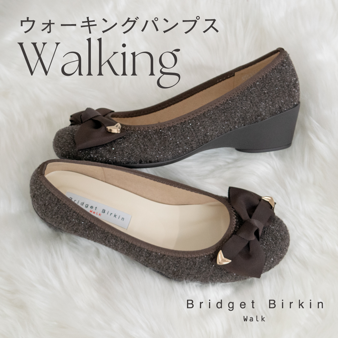 Bridget birkin パンプス　23.5 Bridget Birkin｜【Bridget Birkin】スクエアビジューパンプス