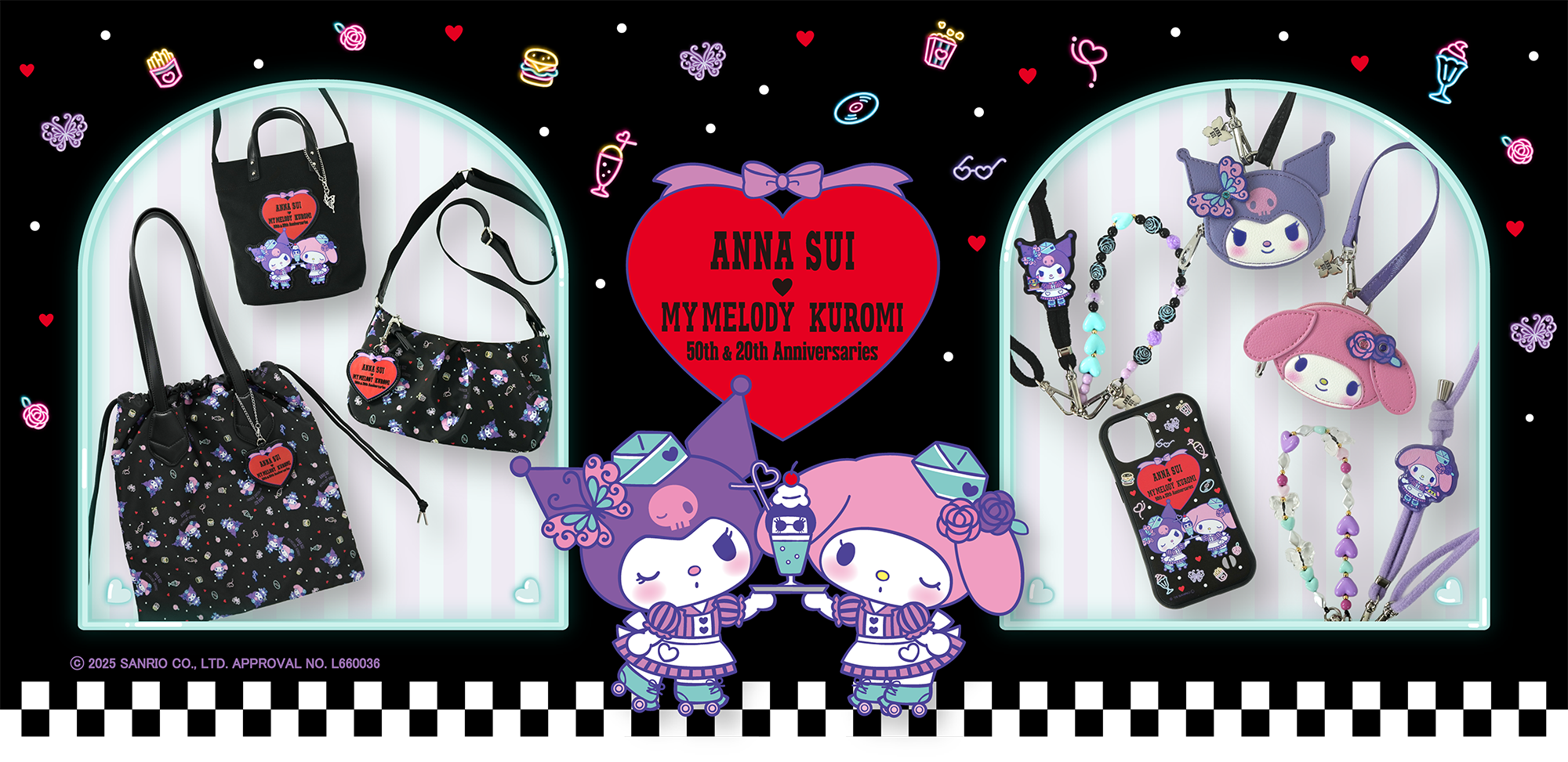 ANNA SUI】マイメロディ・クロミ アニバーサリーコラボレーション