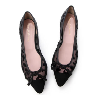 割引価格 BLACK MESH Ballerinas(プリティ・バレリーナ -Pretty 靴