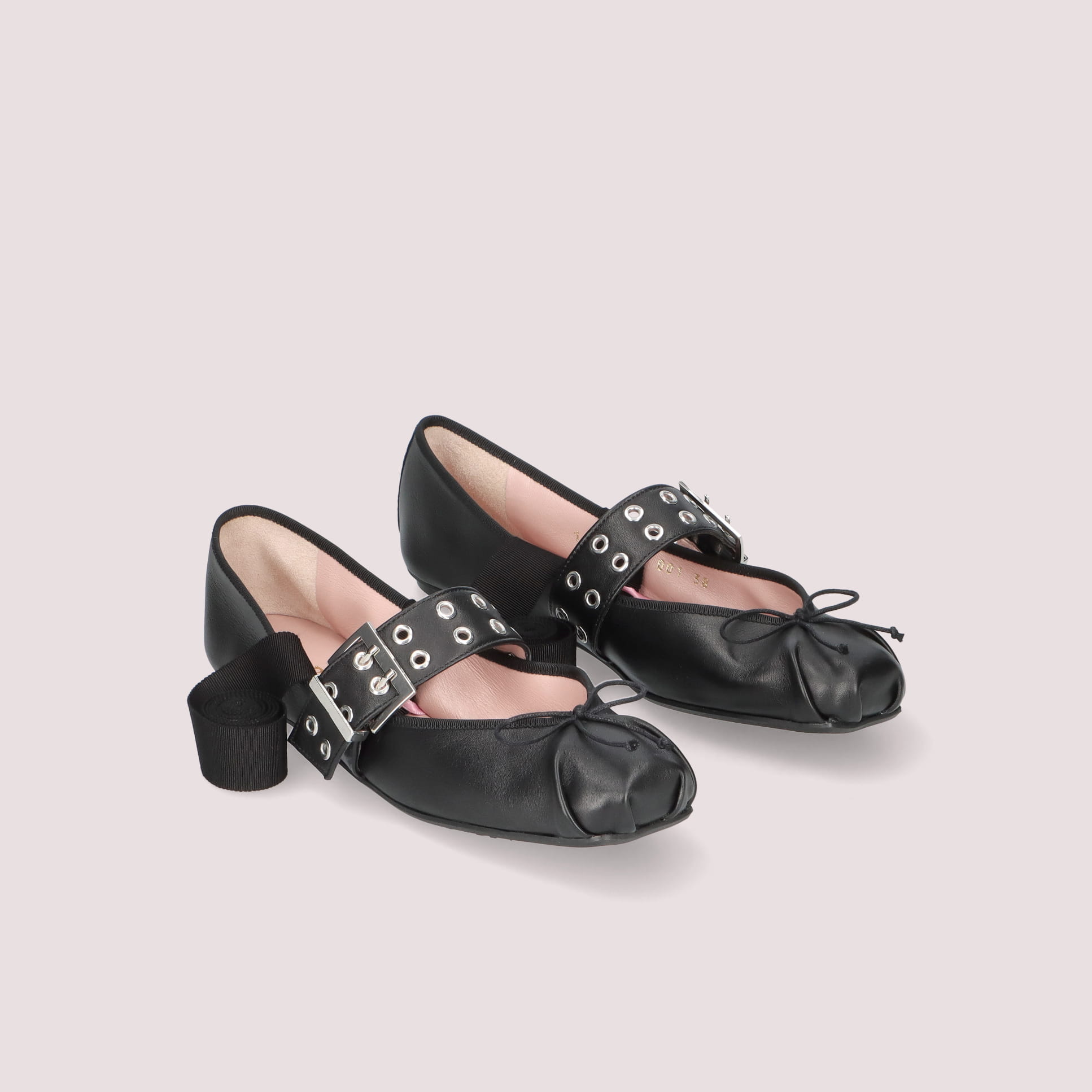 KRISTEN eyelets NEGRO