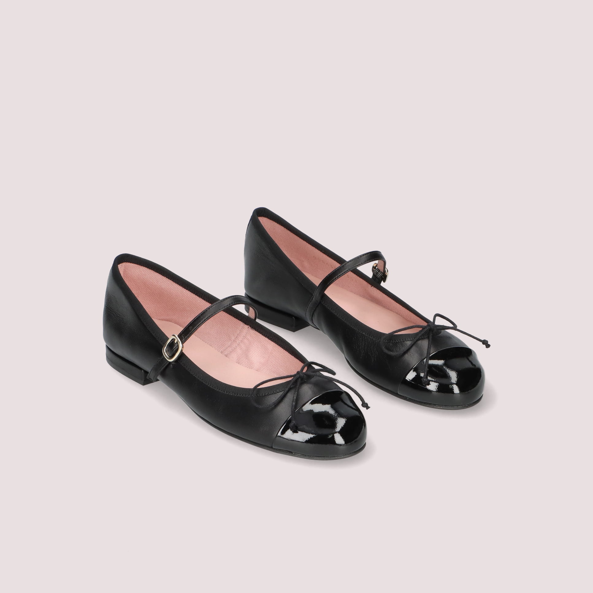 IRMA cap-toe maryjane NEGRO-HADES