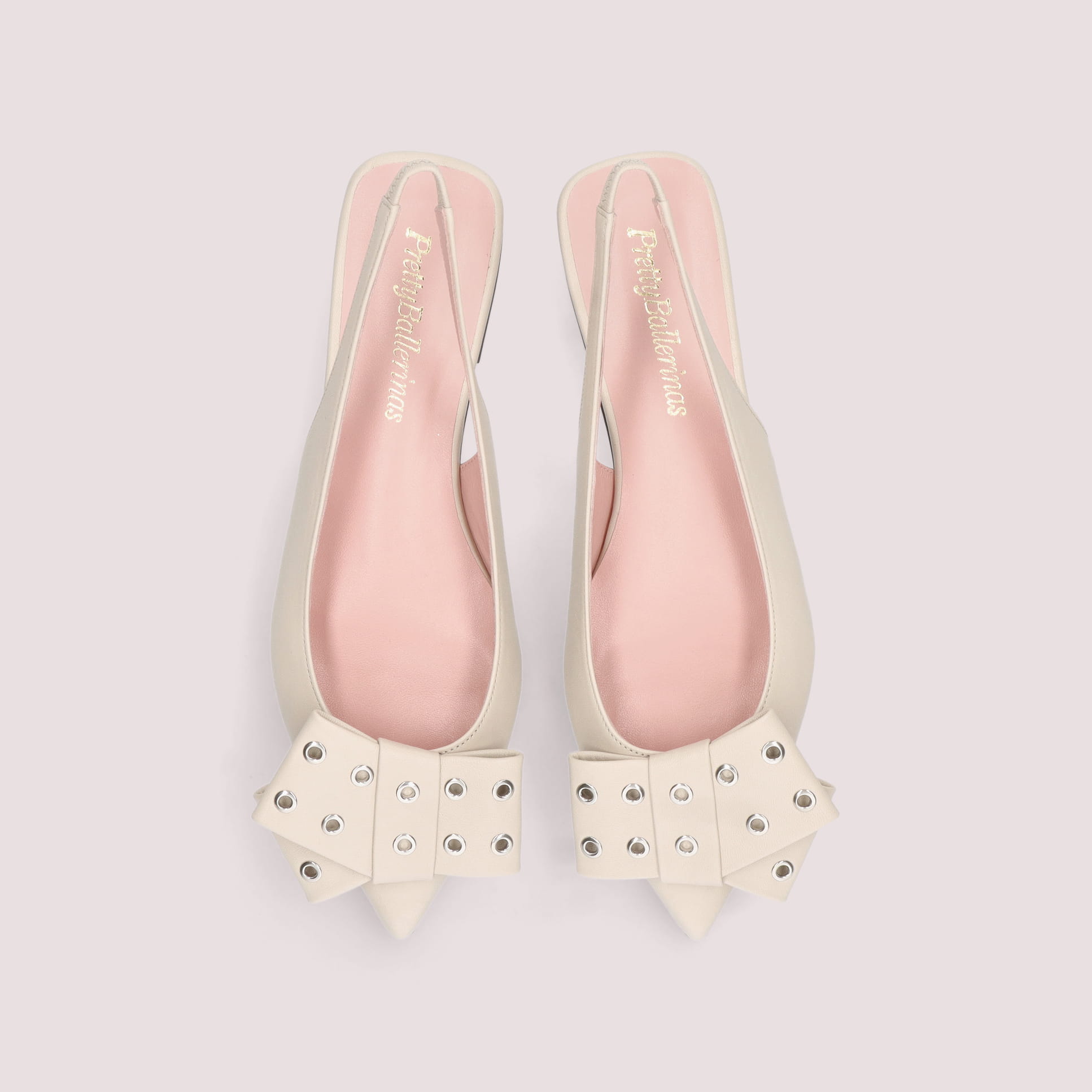 YVETTE eyelet bow slingback CAOLIN