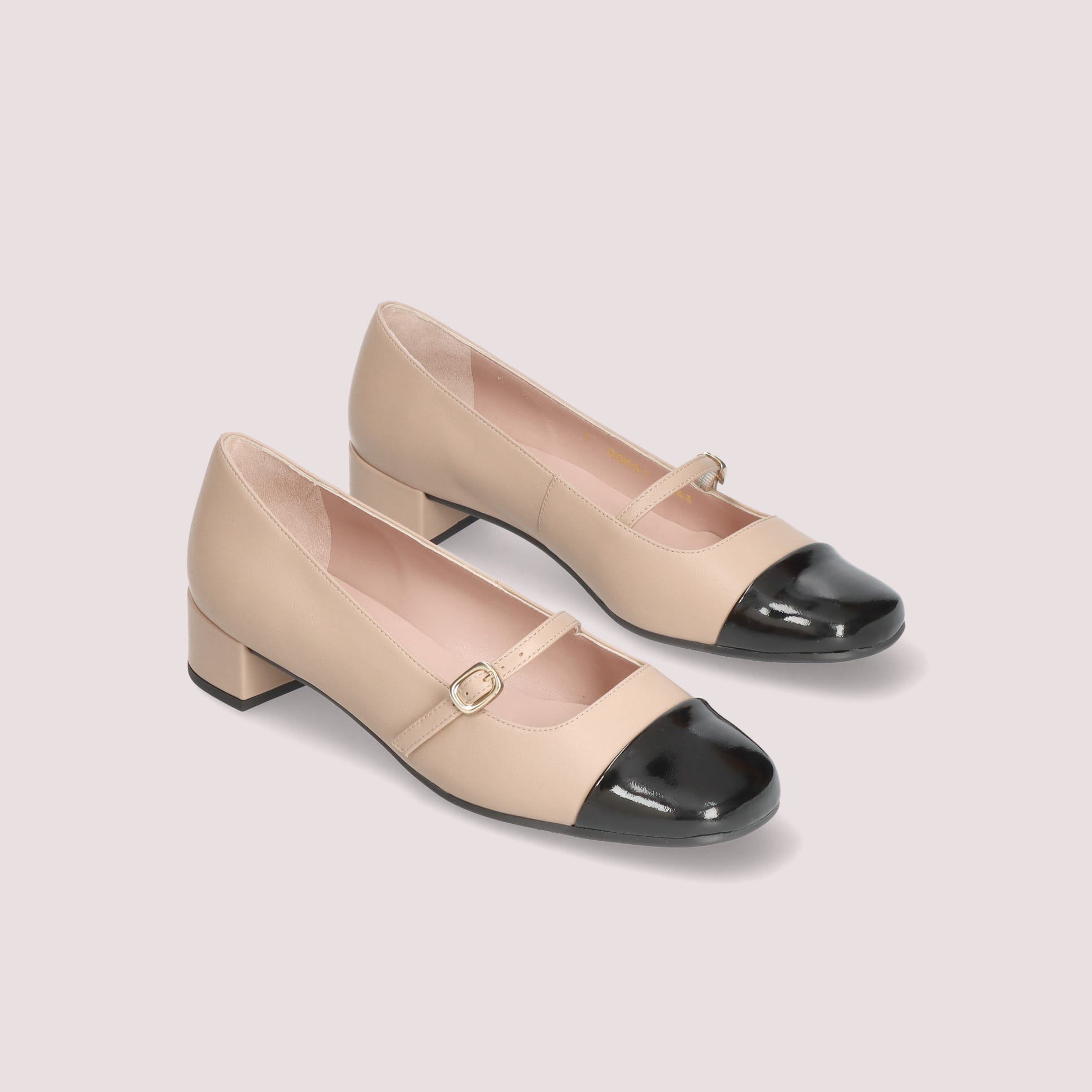 ODETTE cap-toe maryjane NEGRO-HADES