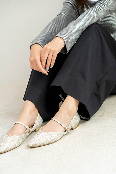 サイドカットメリージェーンパンプス(0528)