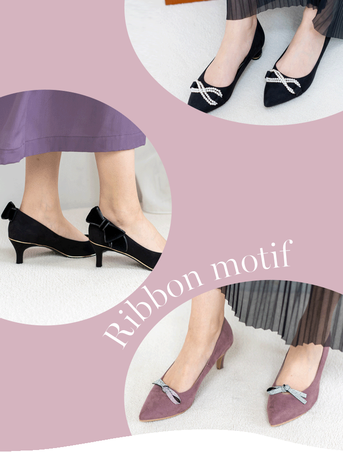 Diamond motif
Flat Pumps
