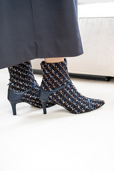 ポインテッドトゥショートブーツ(0546)