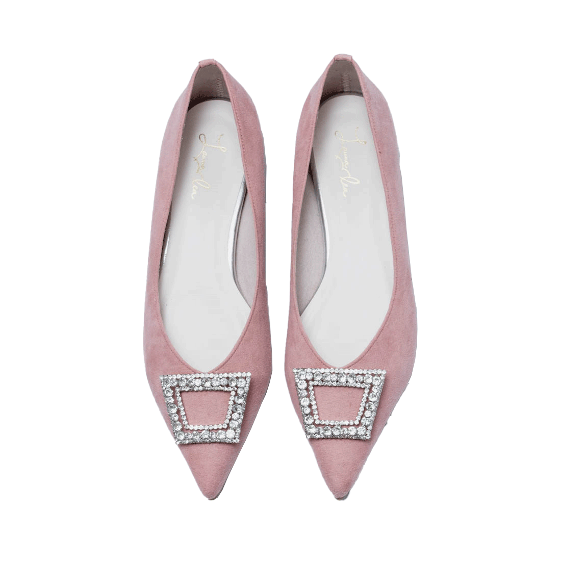 新品・未使用〈Launa lea〉パンプス 7cm/rich]ゴールドラインパンプス(80001) （ブラック